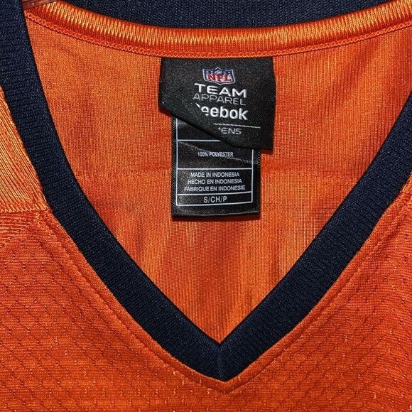 Sewn Orange Chicago Bears Reebok Retro Jay Cutler NFL Women’s Jersey S - Picture 2 of 5